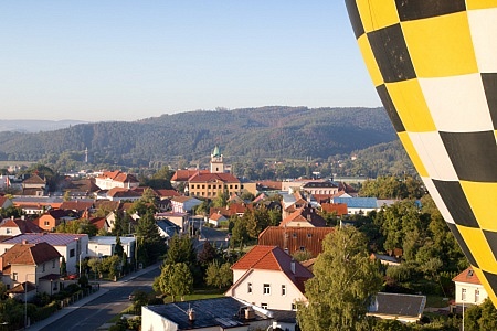 Balónem nad Tišnovem