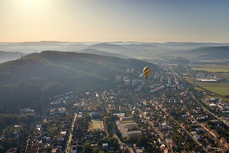Balónem nad Tišnovem