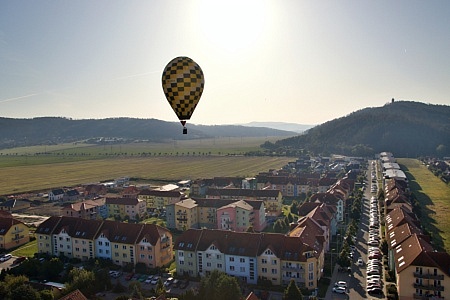 Balónem nad Tišnovem