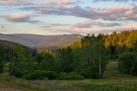 Krkonoše z apartmánu